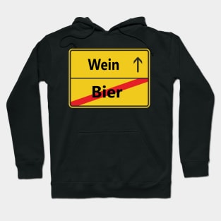 Bier? Wein! Hoodie